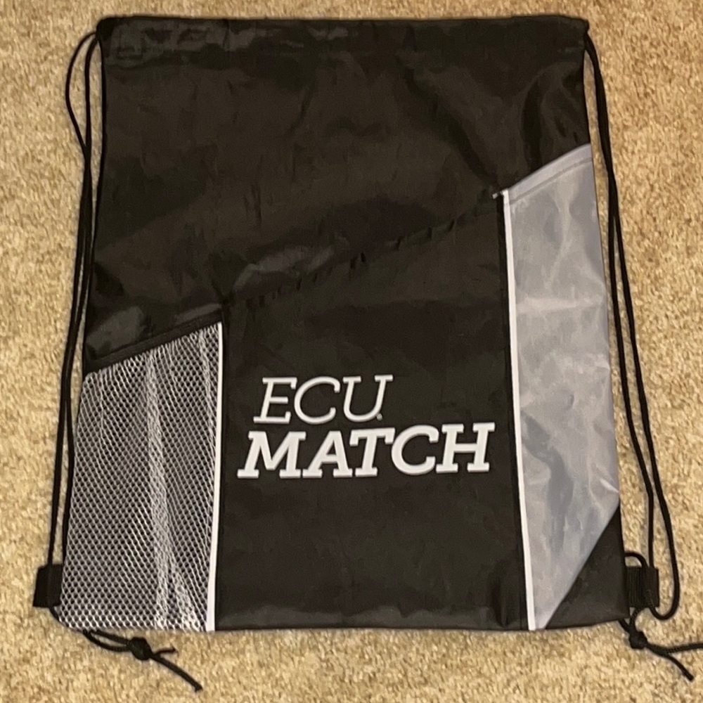 East Carolina University ( ECU ) Drawstring Bag / Tote, Size: 13” x 17”